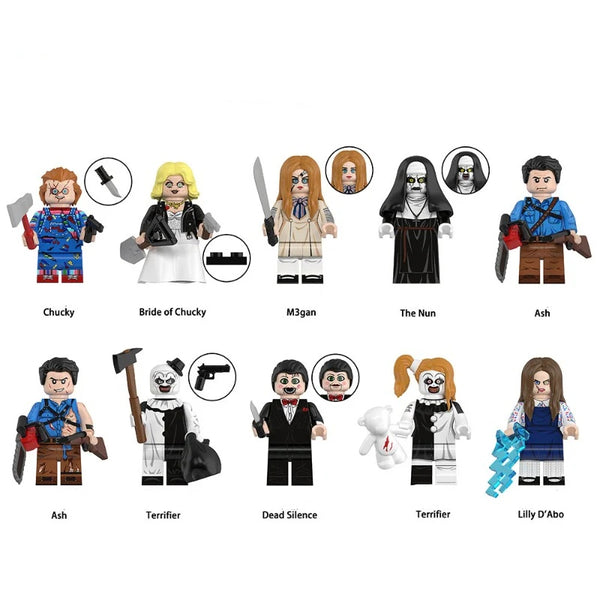 Horror Set of 10 minifigures - Style 5