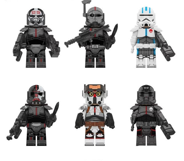 SW Set of 6 minifigures - Style 14